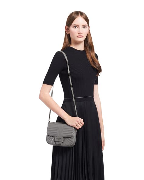 prada calf leather shoulder bag price|prada diagramme leather shoulder bag.